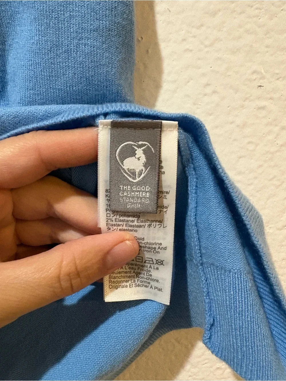 J. Crew small Cashmere Sweater Sleeveless Knit Shell in Sky Blue